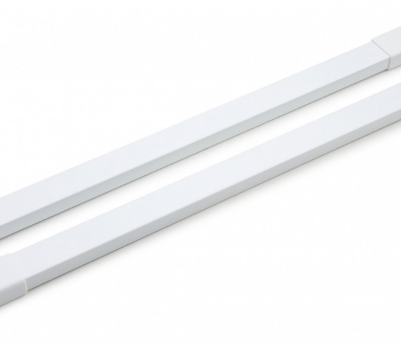 Продольный прямоугольный рейлинг для ящиков СТАРТ Белый SBR09/W/350