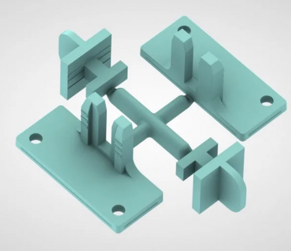 Держатель для профиля GOLA под саморез зеленый/зеленый REHAU (2шт.)