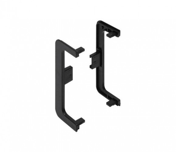 Заглушки для горизонт. профиля GOLA С черный/черный REHAU