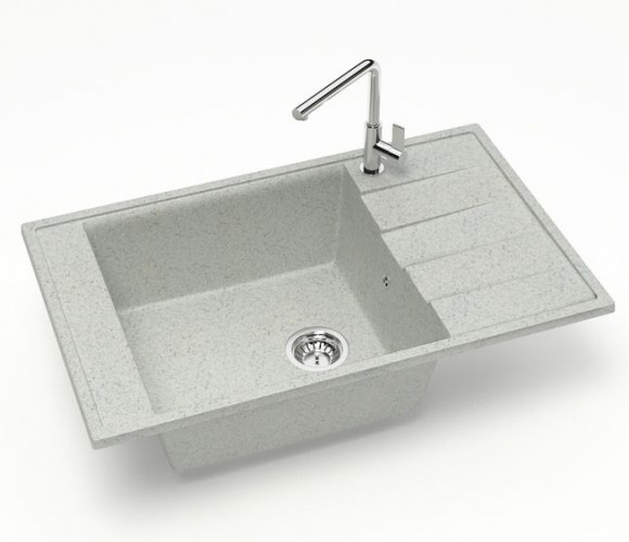 Мойка Модель 29,  815х500х212мм, Светло-Серый Q10  Мрамор