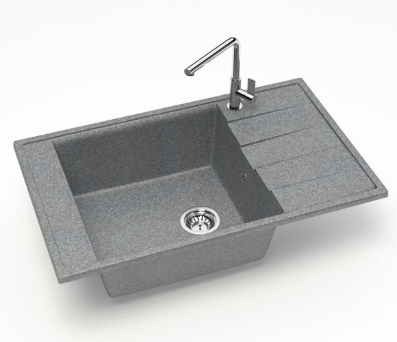 Мойка Модель 29,  815х500х212мм, Темно-Серый Q8  Мрамор