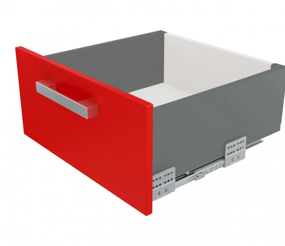 Ящик СТАРТ с ПРЯМЫМИ боковинами Серый SB20GR.1/400, выс. стенки 167мм