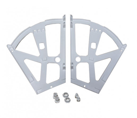 Обувница двойная Белая  113991