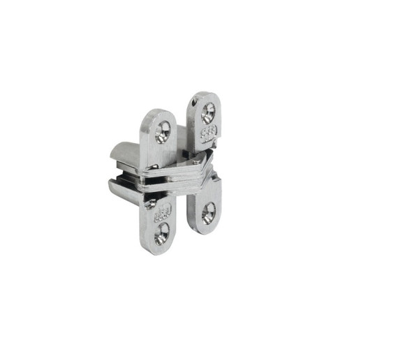 Скрытая мебельная петля Soss для толщины створки 13-16 мм никелированная   341.07.718