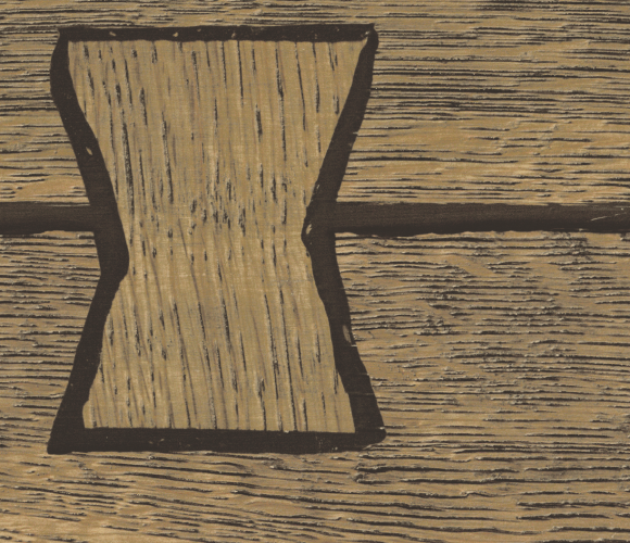 Столешница EGGER H195 ST10 R 3 Дуб Касл 4100-600-38мм