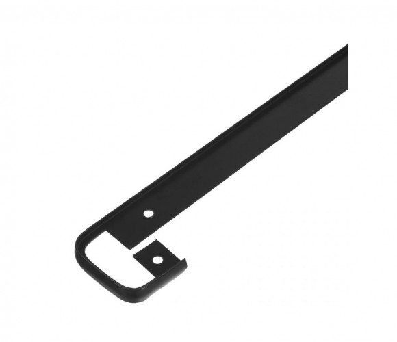 ПЛАНКА AL-38 R-3мм ЩЕЛЕВАЯ/СТЫКОВОЧНАЯ    (НОВИНКА) ЧЕРНЫЙ