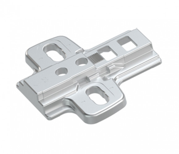 9106991 МОНТАЖНАЯ ПЛАНКА ПАРАЛЛ. АДАПТЕРА, D3, ПОД ПРИКР., ЦИНК, НИКЕЛИРОВАННАЯ