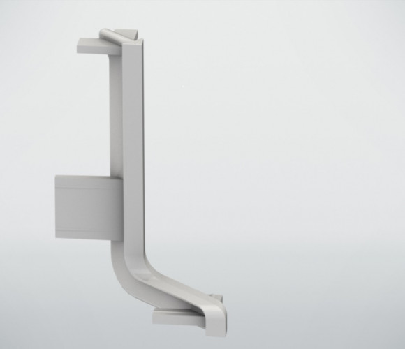 Угол для горизонт. профиля GOLA 90гр. L наружный, белый REHAU