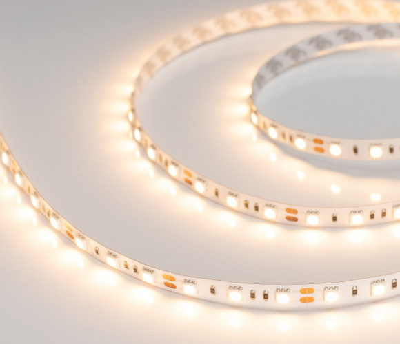 Лента светодиодная 60 диодов/м.п. 5050 теп.белый,12V,14.4W  IP20 открытая (12224)