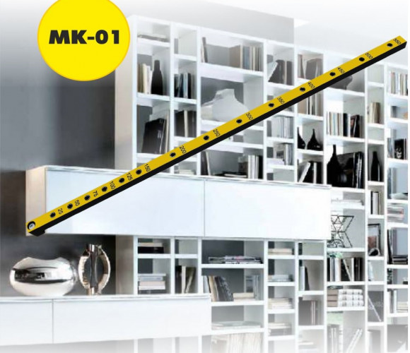 Мебельный кондуктор торцевой, шаг 25/50 диам. втулки 5 мм   МК-01