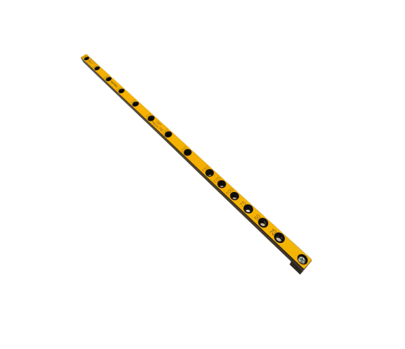 Мебельный кондуктор торцевой, шаг 25/50 диам. втулки 7 мм   МК-02