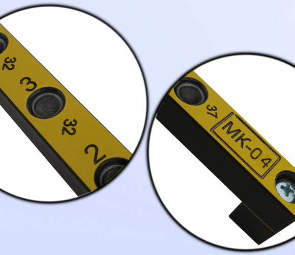 Мебельный кондуктор торцевой, шаг 32 мм диам. втулки 7 мм   МК-04