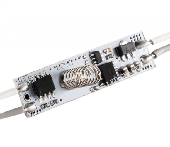 Микровыключатель с диммером 12V/96W, 24V/192W, 8A LS03-TD