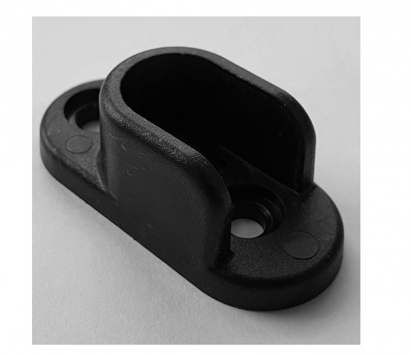 Штангодержатель овальный, черный