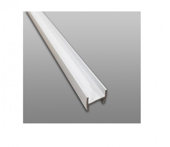 Планка щелевая 6 мм, L=0,6м БЕЛАЯ (Для мебельного щита) Крокос