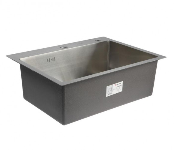 Мойка AFLORN (600х450х230мм, толщ.3мм), Сталь шлифованная