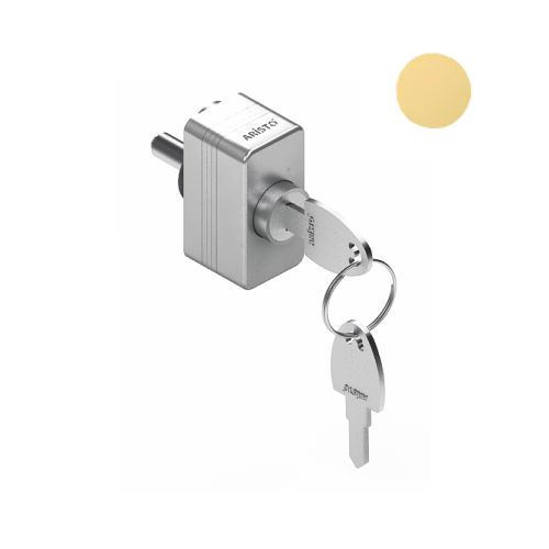 АРИСТО Замок универс. для дверей-купе, золото   AS0812