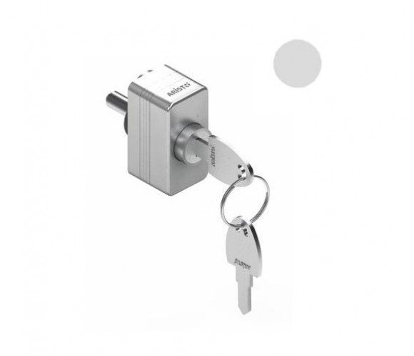 АРИСТО Замок универс. для дверей-купе, серебро   AS0812