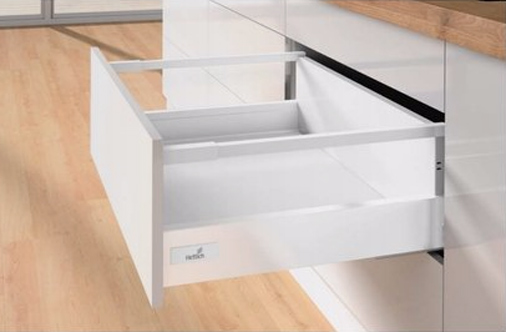 9230061 КОМПЛЕКТ КОРОБА INNOTECH ATIRA ПОЛН. ВЫДВ. С SILENT SYSTEM, H176, NL520, РЕЛИНГИ, БЕЛЫЙ