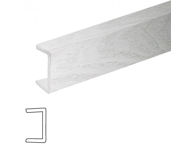 Конечный элемент цоколя 100мм, Дуб Дымчатый