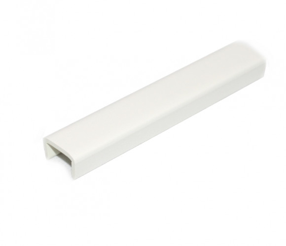 Конечный элемент цоколя 100мм, Белый ГЛЯНЕЦ