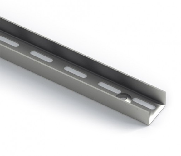 АРИСТО Направляющая настенная, L=2400, металлик   WA0283