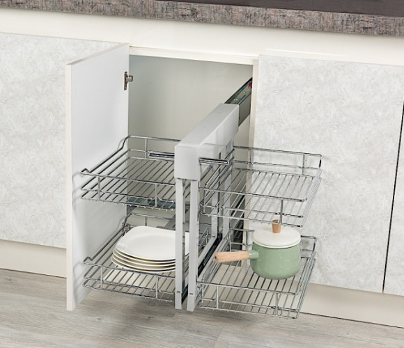 Волш.уголок Active Corner Классик, Starax 2-х.ярусный, шир.450 (700*510*560) правый   S-3008-C