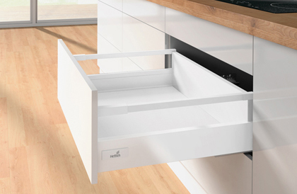 9254890 КОМПЛЕКТ ЯЩИКА INNOTECH ATIRA ПОЛНОГО ВЫДВ. ДЛЯ PUSH TO OPEN SILENT,30КГ,H144,NL420,БЕЛЫЙ