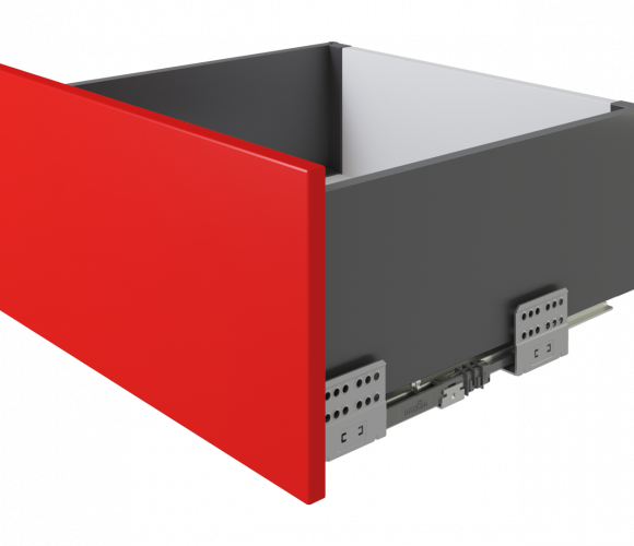 Ящик СТАРТ PUSH с ПРЯМЫМИ боковинами Графит SB30GRPH.1/500, выс. стенки 167мм