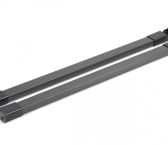 Продольный прямоугольный рейлинг для ящиков СТАРТ Графит SBR09/GRPH/400