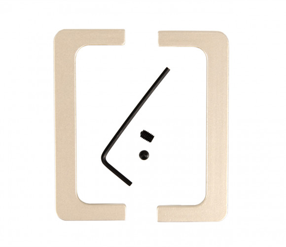 Заглушки откр. для горизонт. профиля GOLA BALANCE " C" Сатиновое золото   RZ050.01SG   БОЯРД