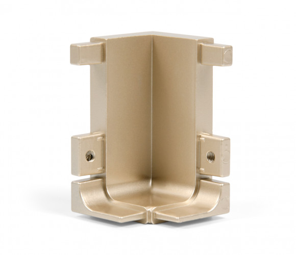 Угол для горизонт. профиля GOLA BALANCE 90гр. L внутренний, Сатиновое золото  RZ051.03SG   БОЯРД