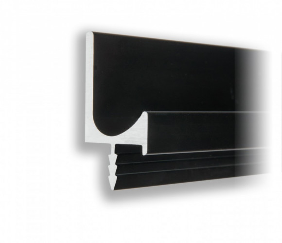 RP003BL.1/000/3000 Черный матовый (Ручка-профиль мебельная AL)