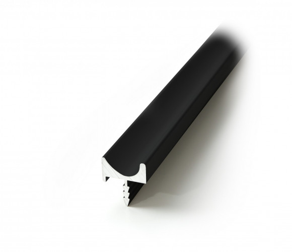 RP004BL.1/000/3000 Черный матовый (Ручка-профиль мебельная AL)