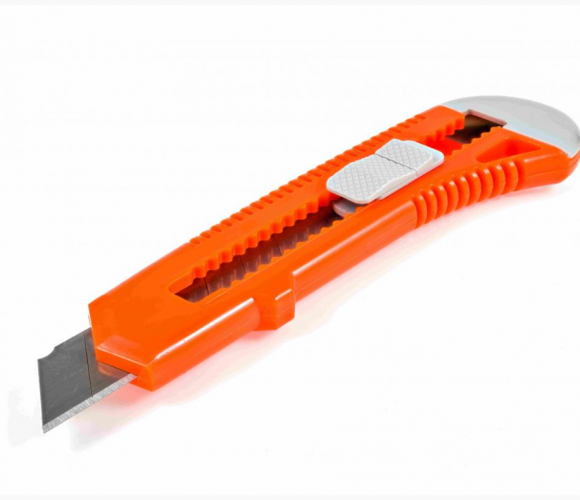 Нож-автомат "АКУЛА-light" резин. корпус,  25мм NovoCRAFT