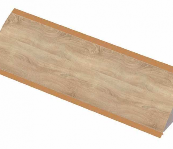 EGGER Плинтус H1145 ST10 Дуб Бардолино натуральный 4100х25х25