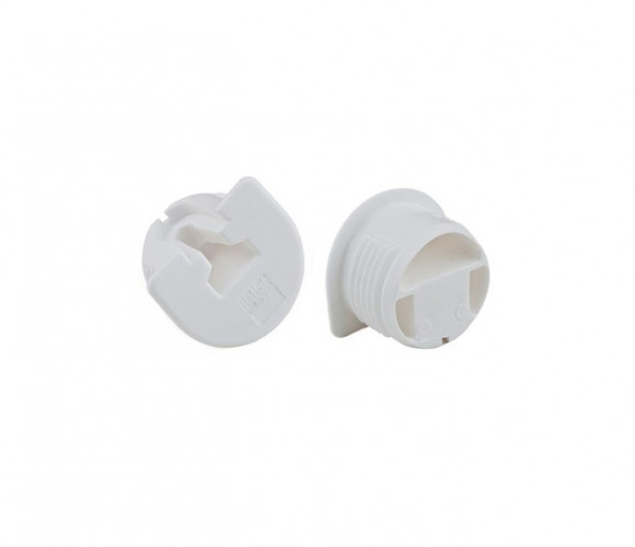 1016559 Полкодержатель VB 135, для массивных полок, белый