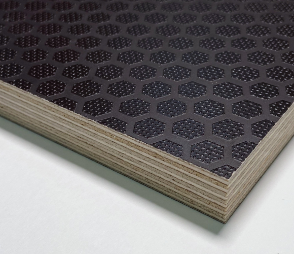  Фанера ФСФ 2440-1220-18мм ламинированная HEXA  коричневая