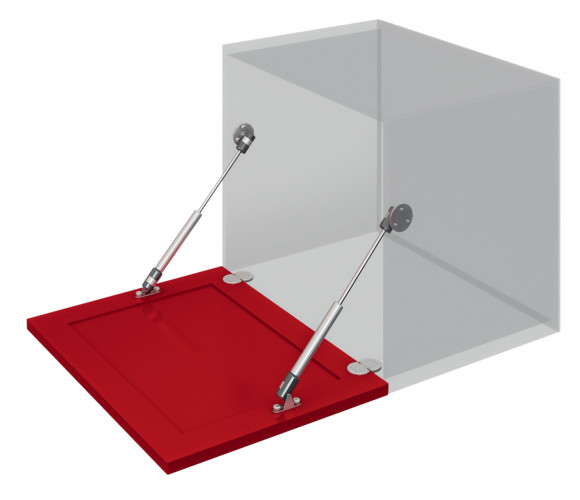 Газ-лифт 5кг серый GL103GR/50/3 секретерный