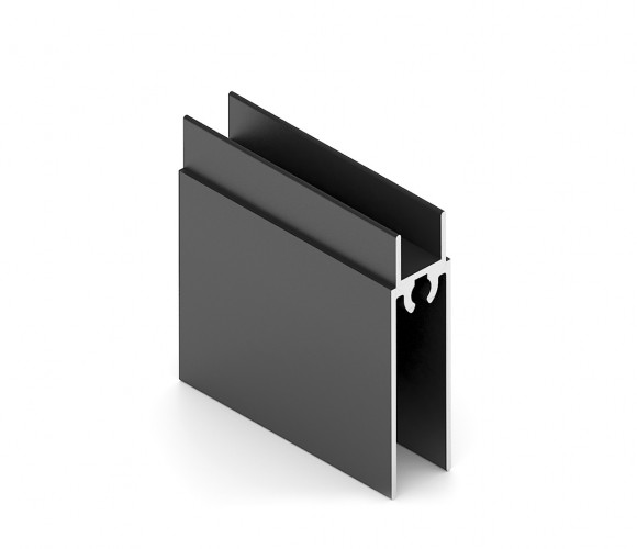 АРИСТО Профиль нижний, 5400, черный   AS0721