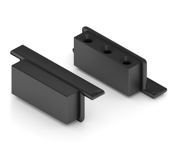 АРИСТО Торцевая заглушка врезной ручки, черный   NA0036