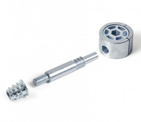 Стяжка для кроватей и столов B-FIX ST10/01/5/Zn/01