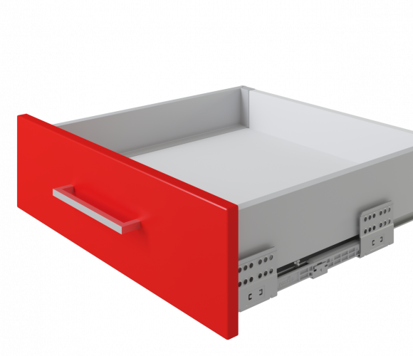 Ящик СТАРТ с ПРЯМЫМИ боковинами Серый SB18GR.1/450, выс. стенки 86мм  АКЦИЯ