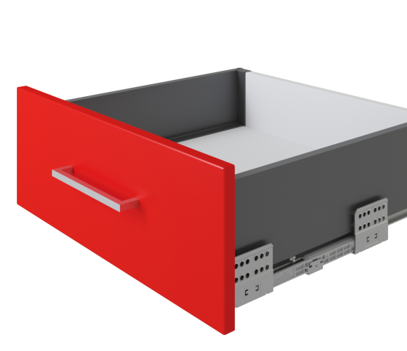 Ящик СТАРТ с ПРЯМЫМИ боковинами Графит SB19GRPH.1/450, выс. стенки 118мм  АКЦИЯ