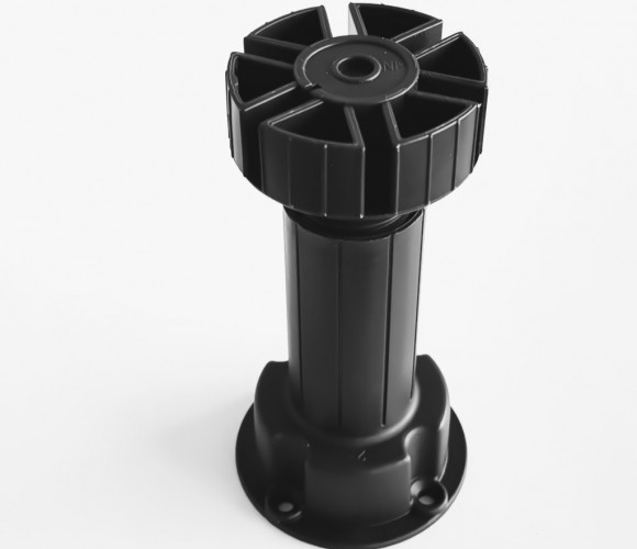 Опора регулир-я Черная  L 100-130мм. до 160 кг