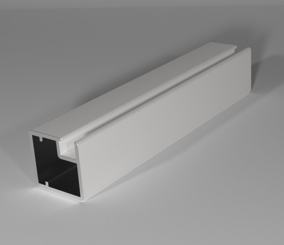 Профиль AL  F 1-17 Серебро Полированное 2000мм****