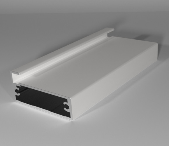 Профиль AL  F 1-11 (Тип 2) Серебро Полированное 2000мм