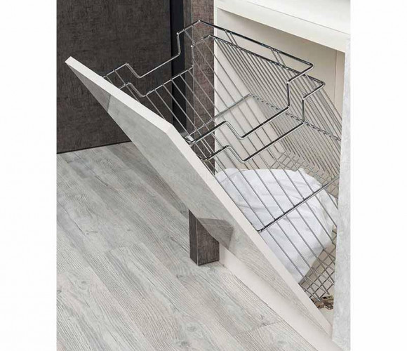 Корзина для белья с креплением на дверцу, 600мм (530х290х500) Starax S-8117