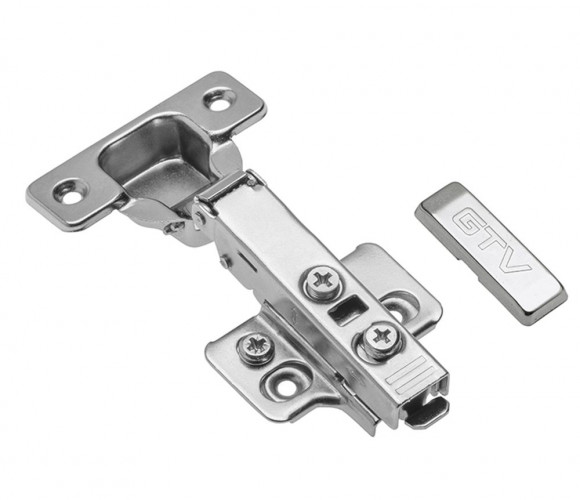 Петля GTV 3D с доводчиком, накладная   ZM-DCHC09-3DBEO