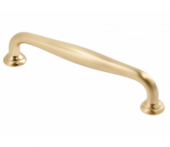 Ручка STILO L-128 брашированное золото   UZ-STILO-128-18